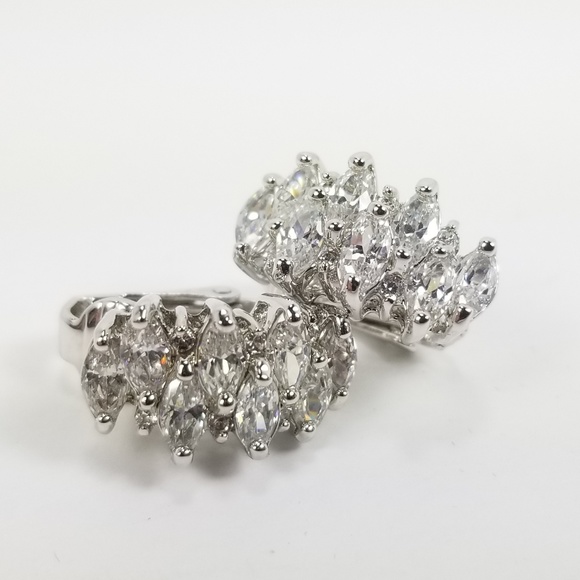 Nolan Miller Jewelry - Nolan Miller Assertive Marquise Cluster Earrings